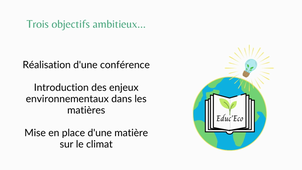 Projet Educ'Eco video