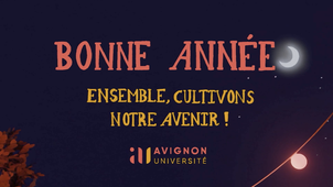 Avignon Université vous souhaite une excellente année 2026 !