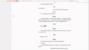 Othello, 2e partie de la vidéo