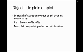Objectifs des politiques macroéconomiques