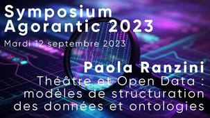 Symposium Agorantic 2023 #9/10 - Paola Ranzini
