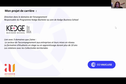 Conférence vidéo - Nadine Balloffet