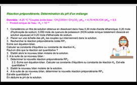 reaction prépondérante