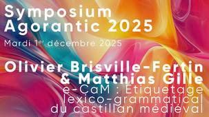 Symposium Agorantic 2025 #3/7 - e-CaM - Olivier Brisville-Fertin & Matthias Gille Levenson