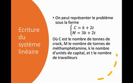 Breaking bad: calcul matriciel