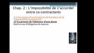 impossibilité de s'accorder entre cocontractant (partie 3)